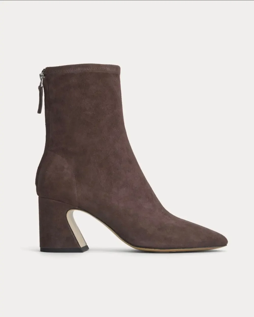 Everlane Leather Curved-Heel Boot – Dark Chocolate – Size 9.5 / EU 40